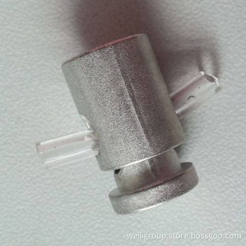 Metal cord end, made of alloy